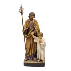 Statua San Giuseppe in fibra di vetro Demetz