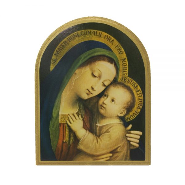 Tavola stondata Pasquale Sarullo 20x25 cm stampa su tavola in mdf