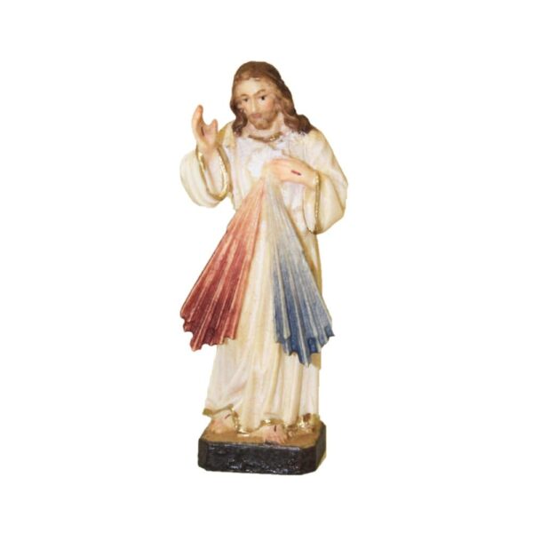 Statua Gesu Misericordioso in legno cm 7