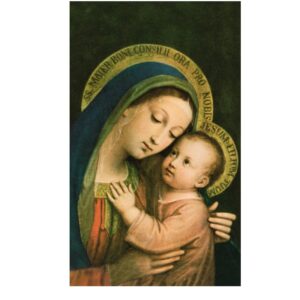 Confezione 100 immagini cm 7x12 Madonna del Buon consiglio